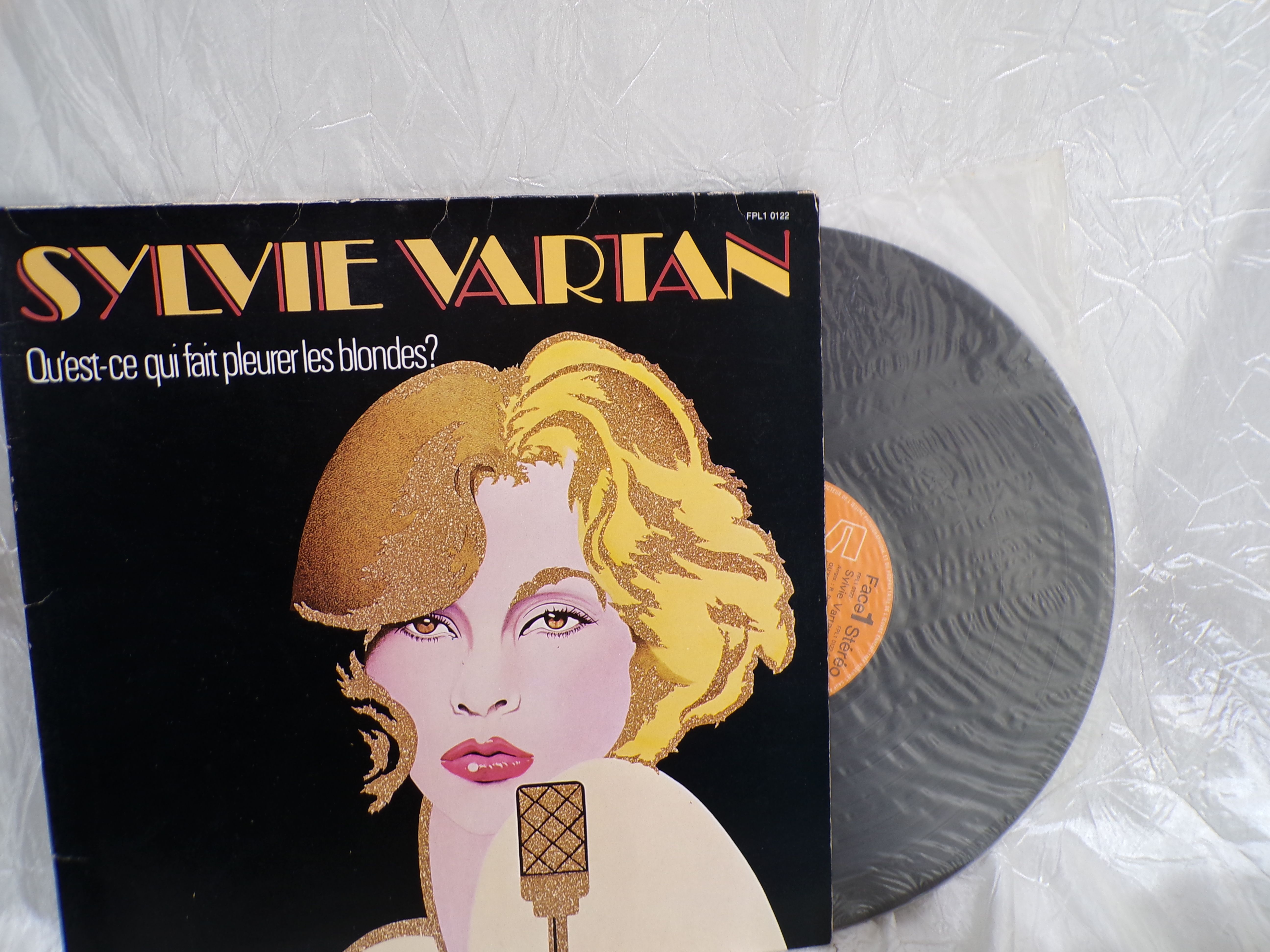 Vinyle Sylvie Vartan "Qu'est-ce qui fait pleurer les blondes ?" Très bon état - Vue 2 - 